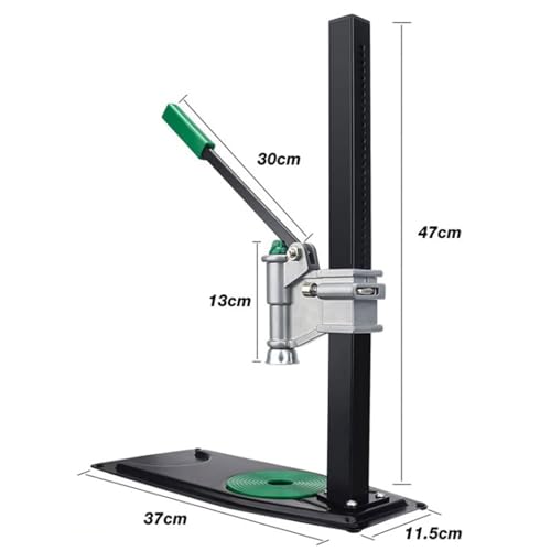 Height Adjustable Manual Bottle Cap Press Machine, Bench Capper Fits 26-29mm Caps for Homebrew Beer & Soft Drinks