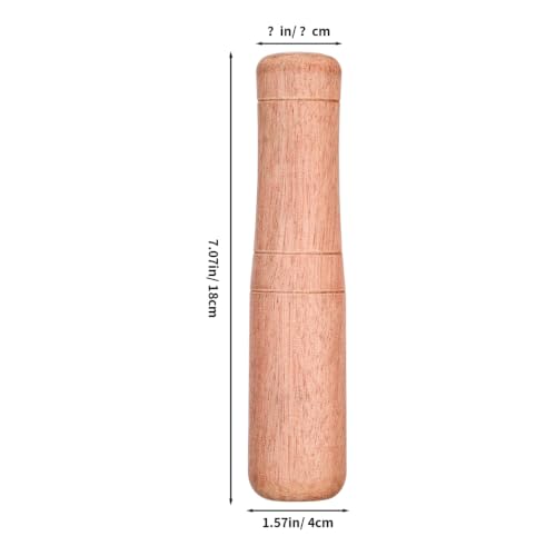 PRETYZOOM 7-Inch Wooden Kimchi Sticks Food Pounder for Mason Jar Fermentation Sauerkraut Cabbage Masher Kitchen Tool