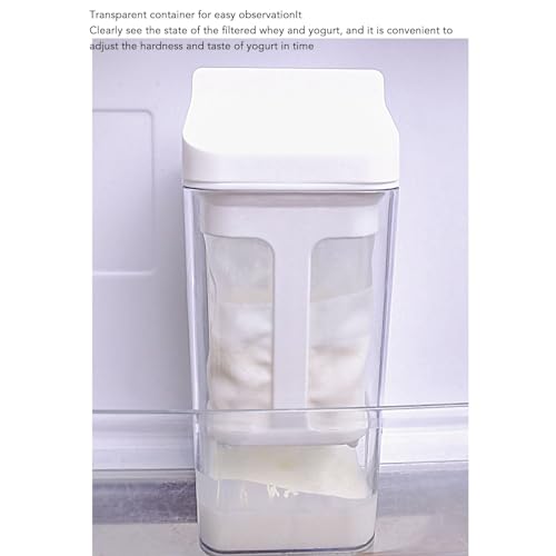 1 L Yogurt Strainer Yogurt Water Separator Juicing Food Sieve Strainer for Making Thick Greek Yogurt