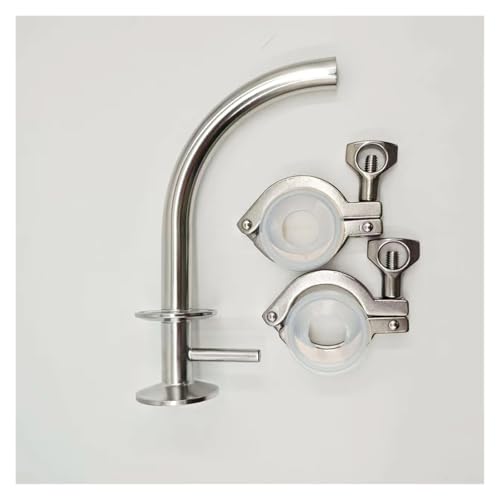Stainless Steel 3/4" (TC50.5mm) Cloverleaf Pipetting Arm Conical Fermenter Pickup Dip Tube Home Brew Fitting Accessories(C) - color: C