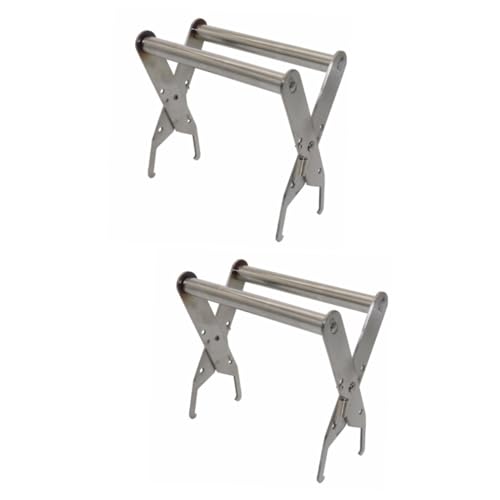 SUPVOX 2pcs Beekeeping Frame Grip Holder Stainless Steel Lifter Tool for Handling and Professional Beekeeping Equipment for Hive Management