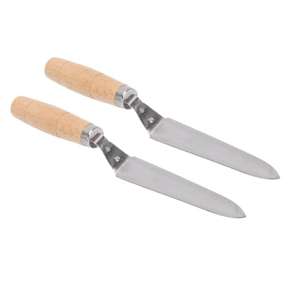 banapoy 2Pcs 26cm Honey Uncapping Knife, Ultra Thin Stainless Steel Honey Scraper, Extraction Knife, Beekeeping Equipment Bee Hand Tool for Beekeeper