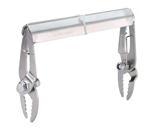 Bee Hive Frame Grip Stainless Steel Bee Frame Clip Beekeeping Clamp Tools Nests Box Holder Capture Beehive Equipment Queen Rearing System Tool for Beekeeeper(Silver2) - color: Silver2
