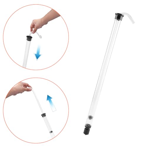 Joyzan Auto Siphon, Mini Siphoning Kit Bottling Transfer Pump Self Priming | Clear Liquid Fuel Racking Multipurpose Regular Fast Flow Quick Start Tubing Squeezing Syphon Beer Wine Juices Bottle Filler