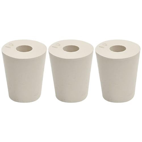 Home Brew Ohio #2 Drilled Rubber Stopper Set of 3