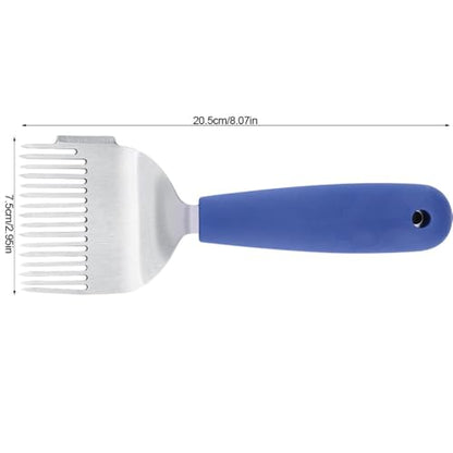 Stainless Steel Uncapping Fork with Plastic Grip, Honey Comb Scraper for Beekeeping