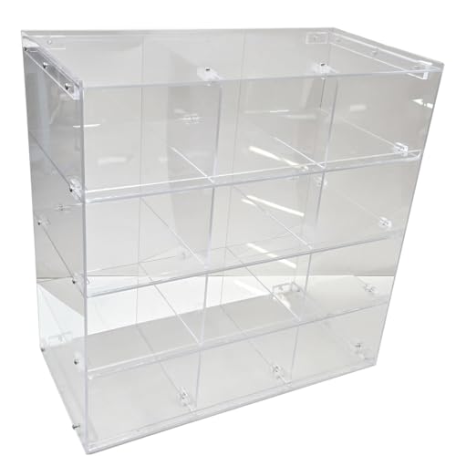 Commercial Retail Display for Mini Sampler 50ml Liquor Shot Airplane Bottles (Assembly Needed) Nips Rack Also Any Other Point of Sale Items 12 Section - color: no dividers