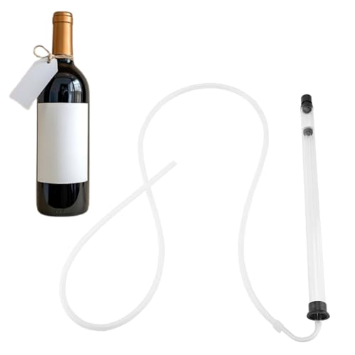 Wine Siphon, Syphon Tube Auto Siphon Racking Cane Brew Beer Siphon Filter for Beer Wine Bucket Carboy Bottle