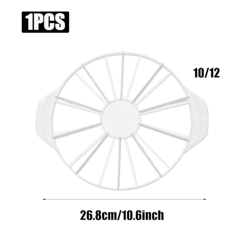 Cake Portion Cutter 10.6'' Diameter Cheesecake Slicer Double Sided Cake Slicer Divider 10 or 12 for Even Slices - style: 10&12