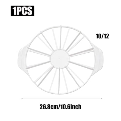 Cake Portion Cutter 10.6'' Diameter Cheesecake Slicer Double Sided Cake Slicer Divider 10 or 12 for Even Slices - style: 10&12