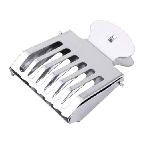 Toddmomy 5pcs Queen Cage Clips for Beekeeping Essential Beekeeper Tool for Bee Capture and Marking Smooth Edges for Bee Safety Silver