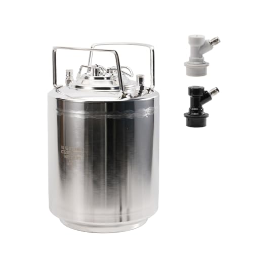 10L(2.6Gallon) Cornelius Ball Lock Beer Keg 80psi Brand Homebrew Craft Beer Kegging Double ball lock post design(10L Keg MFL) - color: 10L Keg MFL
