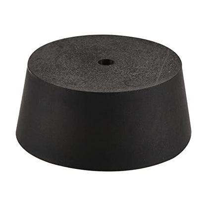 MECCANIXITY Rubber Tapered Plug 48mm to 56mm with Hole Test Tubes Bungs Stopper Black for Lab Home - size: 48mm - 56mm