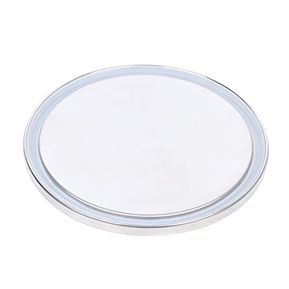 LOYALHEARTDY Stainless Steel Milk Bucket Lid, Durable Universal Lid with Embedded Silicone Seal Ring for 12L/20L/30L/40L/50L/60L Milk Bucket - color: Lid