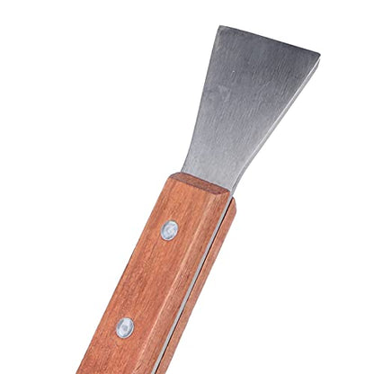 Beekeeper Scraper Tool, Frame Honey Scraper Beehive Scraper Lifter Stainless Steel Uncapping Knife with Wood Handle Practical Beekeeping Equipment