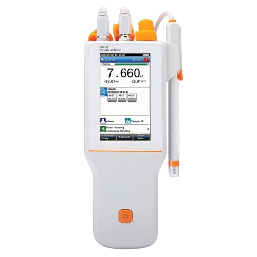 PH510T Digital pH Meter Tester ±0.002pH Accuracy Portable Touchscreen IP65 Waterproof ORP 1-8 Point Calibration for Drinking Water Pool Aquarium Lab Testing - style: Smart Touchscreen Model