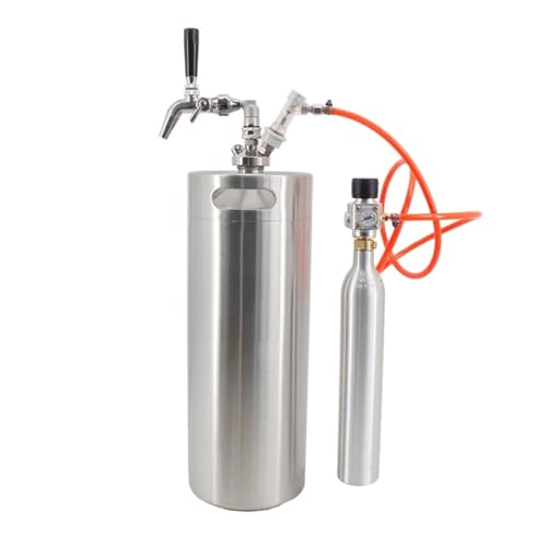 Brewing Equipment Master Mini Keg Beer Tap Kit Portable Mini Beer Keg Soda Gas Supply Build Your Own Mini Keg Package NO Mini Keg No CO2 Cartridge Brewing Equipment