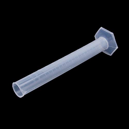 Hydrometer Test Tube, Plastic Graduated Cylinder, 100ml Hydrometer Test Tube with Clear Scale, Portable Measuring Cylinder for Home and School Science, 100 Ml Graduated