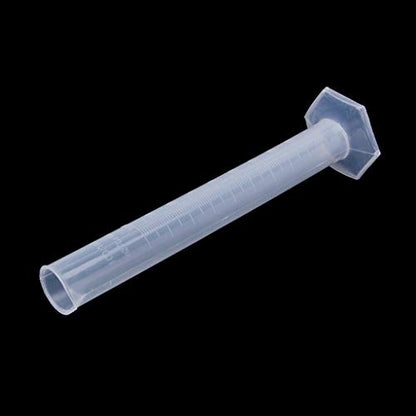 Hydrometer Test Tube, Plastic Graduated Cylinder, 100ml Hydrometer Test Tube with Clear Scale, Portable Measuring Cylinder for Home and School Science, 100 Ml Graduated