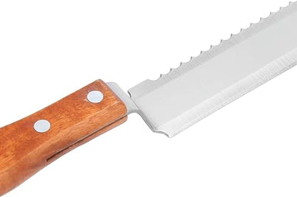 Multifunctional Stainless Steel Honey Cutter Knife Scraper Beekeeping Tool with Wood Handle for Honey Harvesting Extracting Bee Keeping,Honey Uncapping Knife, Honey Cutter Honey Knife