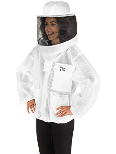 Bees & Co K83 Ultralight Beekeeper Jacket with Round Veil - size: X-Small