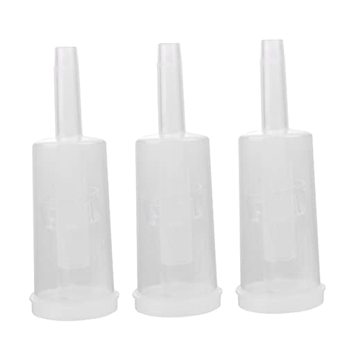Luxshiny 1set Plastic One Way Brew Valve for Wine Preservation Easy to Use Fermentation Tool for Home Brewing for Juice and Wine Making 3pcs