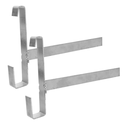 Yardwe 2Pcs Stainless Steel Beekeeping Frame Holder Stand Durable Bee Frame Perch Support Tool Multi Functional Hive Frame Storage for Beekeepers Reliable Beekeeping Supplies