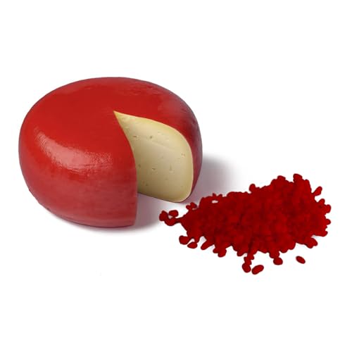 Carmel Cheese Wax, Red (1 lb), Food-Grade Wax to Protect Cheese - color: Red, size: 16 Fl Oz (Pack of 1)