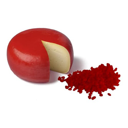 Carmel Cheese Wax, Red (1 lb), Food-Grade Wax to Protect Cheese - color: Red, size: 16 Fl Oz (Pack of 1)