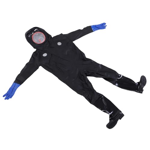 SUNGOOYUE Beekeeping Suit Synthetic Leather Clear Breathable Veil Enhanced Grip Gloves Full Body Protection for Adult Beekeepers Height 70.9 to 72.8in Shoe Size 43
