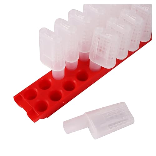 Queen Bee Cage Queen King Cage Transport Bar Free-Moving Insect Plastic Prisoner Beekeeping Farm Protection Beekeeping Tools Supplie for Beekeeping Supplies