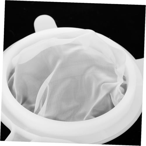 2pcs Fine Mesh Strainer for Juicing and Honey Filtering, Small Kitchen Sieve with Double-ear Handles, Plastic Food Strainer for Soy Milk, Tea, Coffee, and Juice Filtering