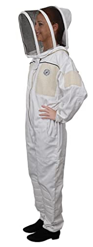 Humble Bee 431 Ventilated Beekeeping Suit With Fencing Veil - size: Medium
