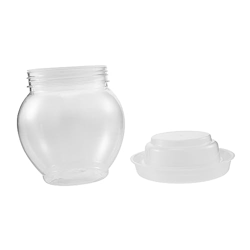 Unomor Kitchen Sealed Pickle Jar Airtight Fermenting Container for Kimchi Storage Jar Inner Lid for Dried Fruits Honey