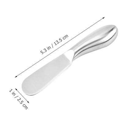 Unomor 3pcs Stainless Steel Butter Cutter and Cheese Spatula Set with Hollow Handles for Home Baking and Restaurant Use