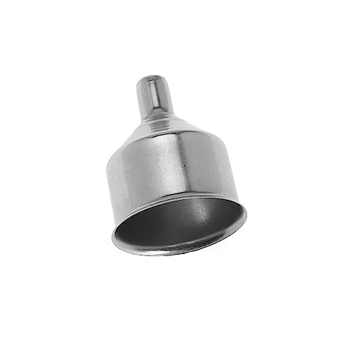 Stainless Steel Funnel for Flask Small Funnels for Drinking Liquor Flask,Oil Bottle,Perfume Bottle,Amber Bottle, Spices Liquids Universal Mini Funnel with 3/8" Spout (2)