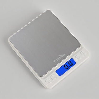 3000g Digital Touch Pocket Scale 0.01oz Resolution 2 AAA Batteries Included