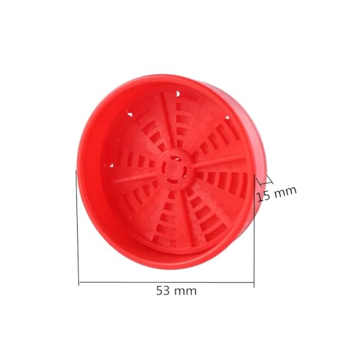 Queen Bee Cage 24Pcs Beehive Ventilation Window Air Inlet Diameter 5.3cm Plastic Bee to Prevent Queen from Escaping Beekeeper Supplies for Beekeeping Supplies