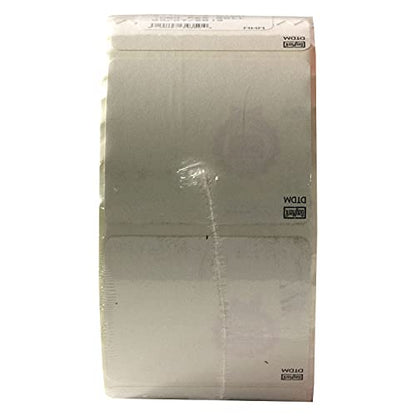 Direct Thermal Dissolvable Printer Label, 1.2" x 1" (Roll of 2000)