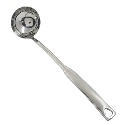 1Pcs 11.8 Inch Stainless Steel Soup Ladle, Stainless Steel Heavy Ladle with Pour Spout for Cooking/Serving Canning(Style-2) - size: Style-2