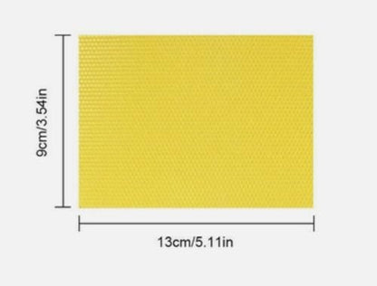 anso 10/30 Pcs Beeswax Sheets Honeycomb Foundation Wax Frames Beekeeping Honey Bee Hive 5.11inch X 3.54inch (30Pcs) - color: 30pcs