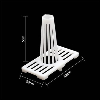 Queen Bee Cage 60Pcs Bee Cages Anti-Theft Hive Door Plastic Beehive Nest Cage Protection Queen Honeycomb Doors Beekeeping Tools for Beekeeping Supplies