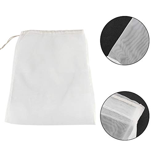 100 Mesh Fine Strainer Bags, 45x62cm Reusable Food Grade Wine Filter Bag Nut Milk Bags Coffee Cheese Cloths Strainer for Straining Food Nut Milk Brewing Needs