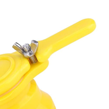 Honey Gate Valve, 14x7cm/5.5x2.7in Plastic Honey Bucket Tap Gate Valve Beekeeping Extractor Tool Bee Bottling Equipment