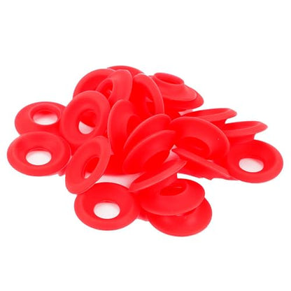 25 Pack Red Silicone Grolsch Gaskets for Swing Top Bottles, Home Brewing Replacement Seals for Beer Soda Fermentation