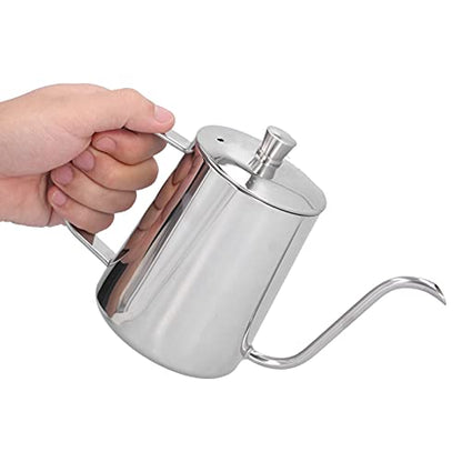 600ml 304 Stainless Steel Coffee Kettle Pour Over Coffee Pot for Home Kitchen Coffeemaker Carafes