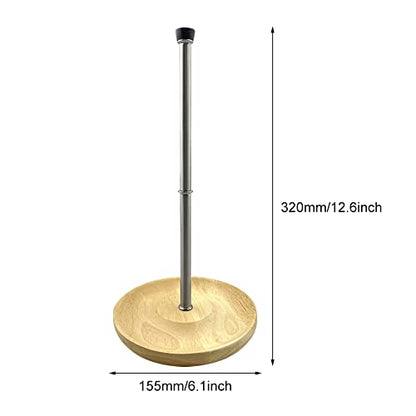 Wine Decanter Drying Stand with Silicone Head to Avoid Scratches 2-in1 Drying Decanter Stand Decanters Rack Holder with Drip Catching Base, Decanters and Wine Glass NOT Included(Size:Wooden)