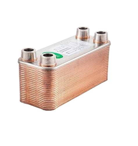 30 40 60 Plates Heat Exchanger Wort Chiller Stainless Steel Cooler Counterflow Chiller Water Heating(40 Plates) - color: 40 Plates