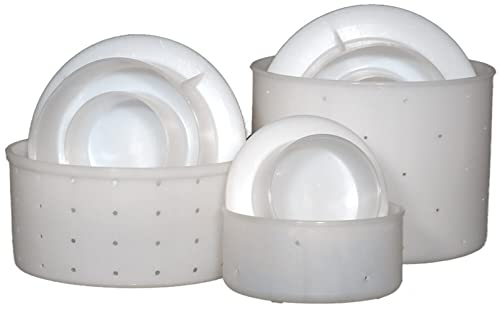 Cheese Mould Small Classic Wheel with Lid Follower