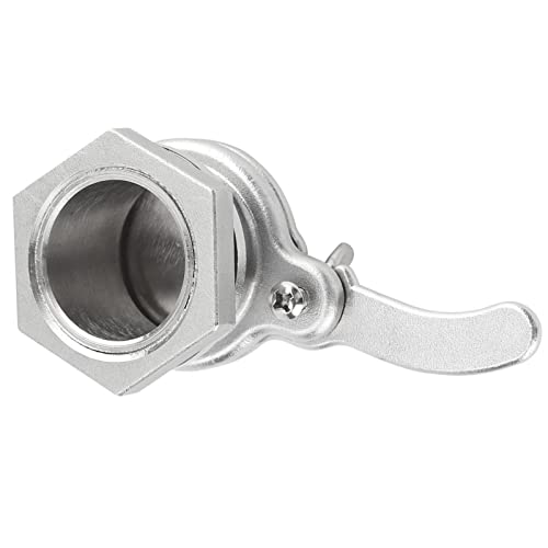 GLOGLOW Nan Stainless Steel Honey Extractor Gate Valve, Durable Metal Honey Tap for Harvesting and Bottling Landscape Aquaculture
